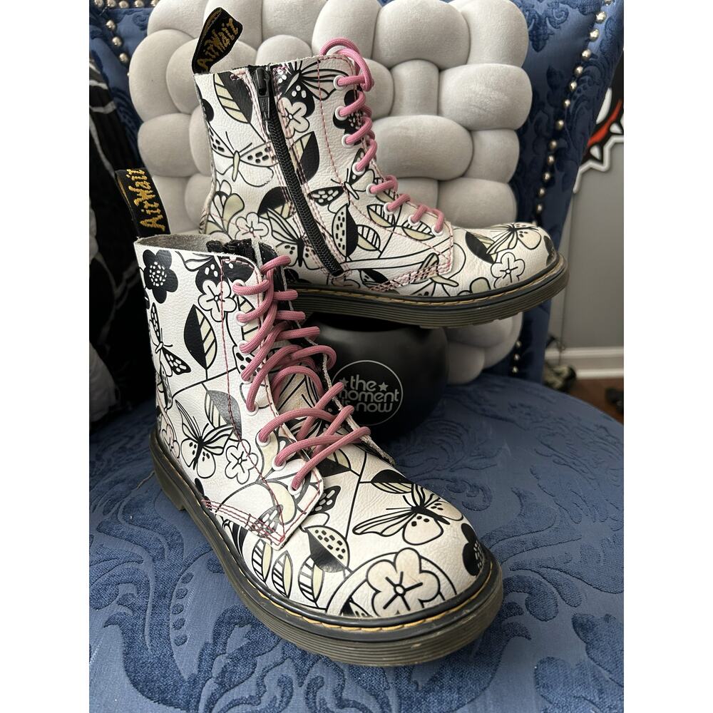 Dr Martens Butterfly Garden White Size 6/EU 37